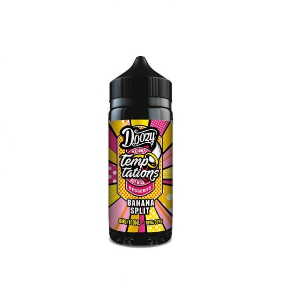 DOOZY VAPE TEMPTATIONS BANANA SPLIT